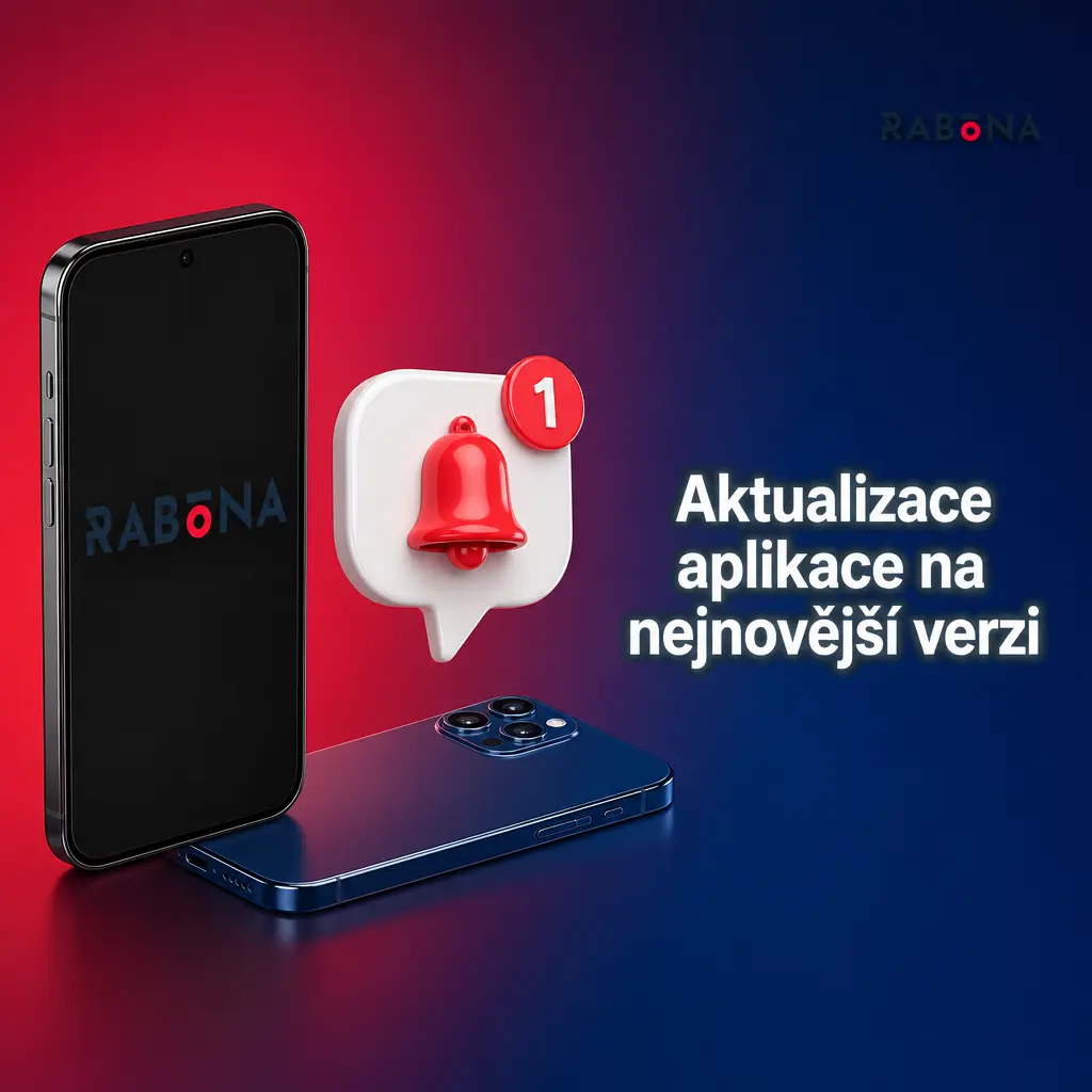 Aktualizace aplikace na nejnovější verzi pro Android s tlačítkem stáhnout instalační soubor 2026
