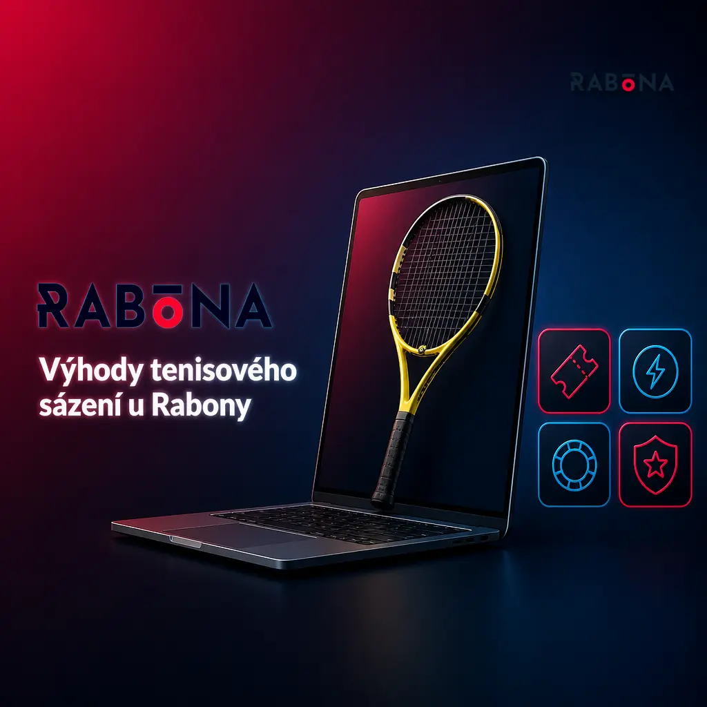 Přehled výhod tenisového sázení u Rabony: live kurzy, tikety, cash out a kontrola rozpočtu